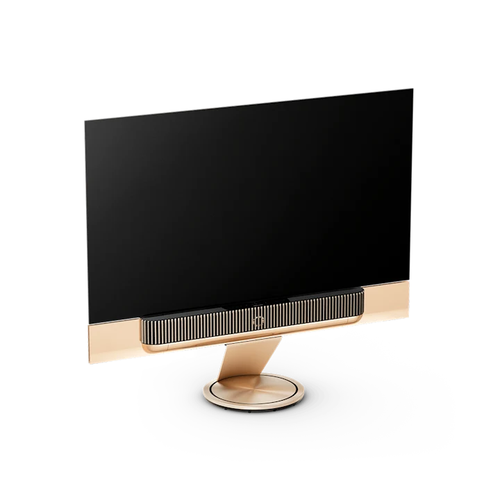 تلویزیون beovision theatre بنگ اند اولافسن - Gold Tone_Front Cover Oak