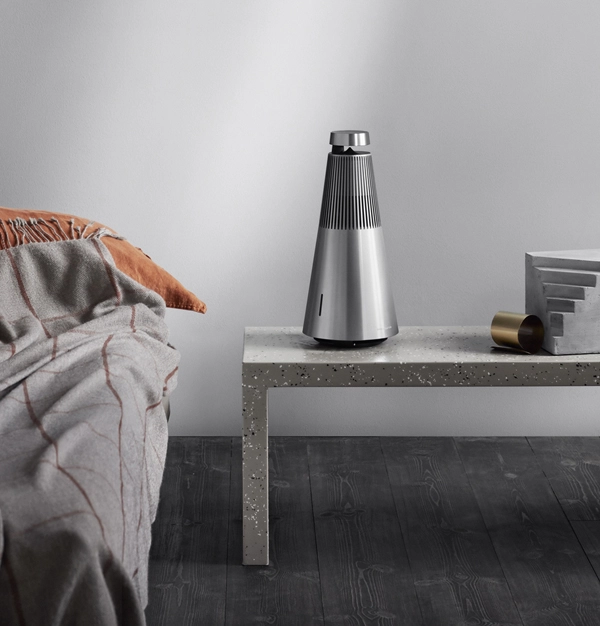 طراحی اسپیکر مخروطی شکل Beosound 2 با شکل دهی آلومینیوم