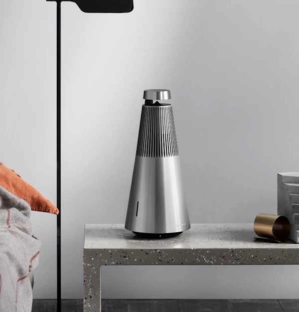 طراحی اسپیکر مخروطی شکل Beosound 2 با شکل دهی آلومینیوم