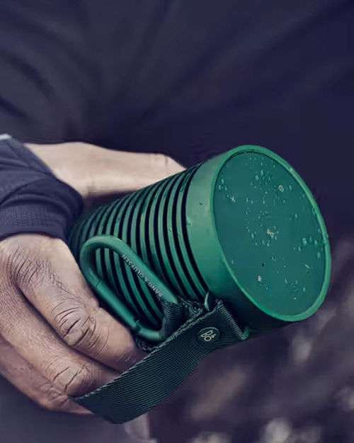 Beosound Explore: آلومینیوم آنودایز، مقاوم در فضای باز.