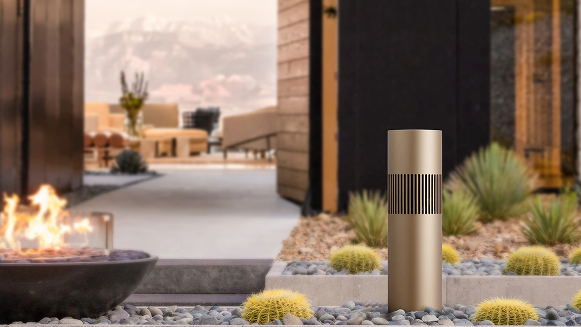 اسپیکر برای روف گاردن و فضای باز؛ اسپیکر اکتیو و ضد آب Beosound ballard